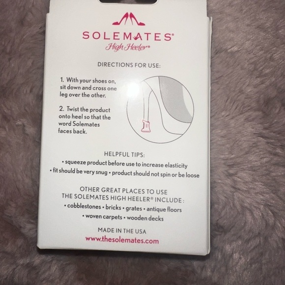 New solemates high heeled clear high heel heel protector classic - Picture 3 of 4